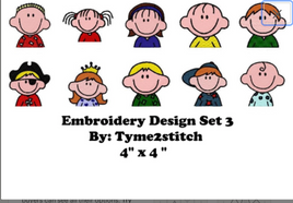 TIS Set 3 embroidery designs
