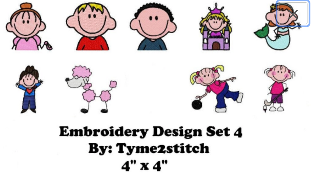 TIS Set 4 embroidery designs
