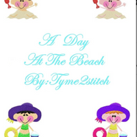 TIS A day at the beach Embroidery set