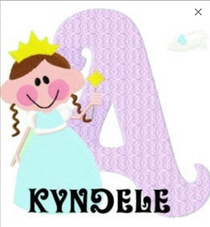 TIS Princess Kyndele font frame set