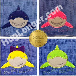 HL Applique Shark Family HL2369 embroidery files