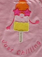 HL Applique Patriotic Popsicle embroidery file HL 1005