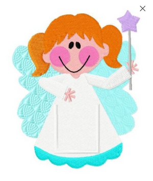 TIS Tooth Fairy tooth holder embroidery design