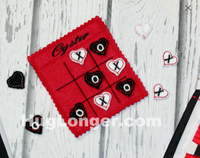 HL ITH Valentine Tic Tac Toe Set HL2463 embroidery file