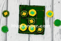 HL ITH St. Patrick's Day Tic Tac Toe Set HL2470 embroidery file