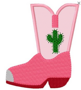 TIS New applique boot with cactus