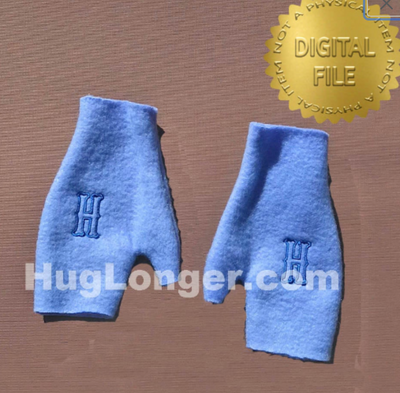 HL ITH Fingerless Mittens Kids HL2458 embroidery files