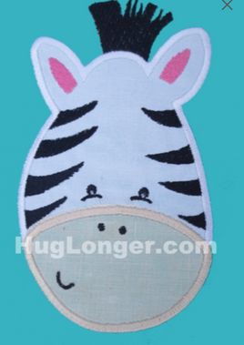 HL Applique Zebra embroidery file HL1065