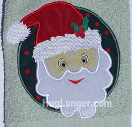 HL Applique Santa embroidery file HL1035