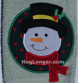 HL Appliqué Snowman embroidery file HL1036