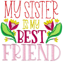 BCD My sister is my best friend Sayings