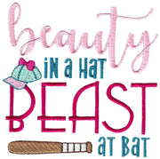 BCD Beauty in a Hat Beast at bat