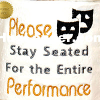 HL Please Stay Seated TP HL2462 embroidery file
