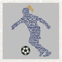 TD - Soccer Word Art