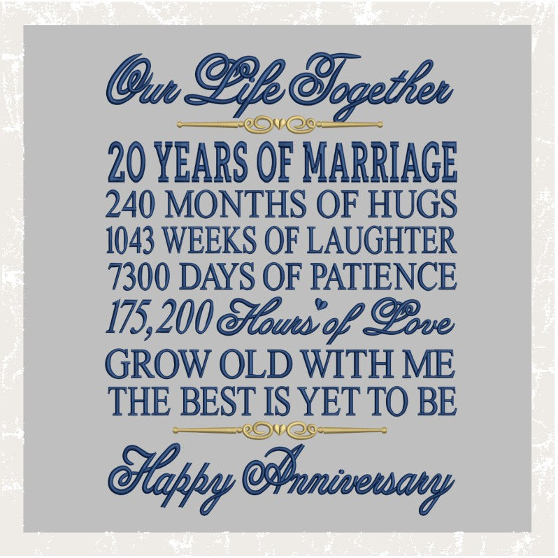 happy 20 years anniversary sayings