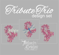 TD -Tribute Trio Awareness Ribbon