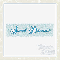 TD - Sweet Dreams Pillowcase border
