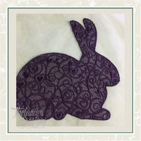 TD - Free standing lace Easter Bunny
