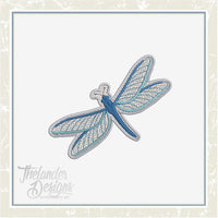 TD - Free standing lace Dragonfly