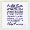 TD - 45th Wedding Anniversary Saying
