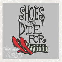 TD - The Shoes to die for embroidery