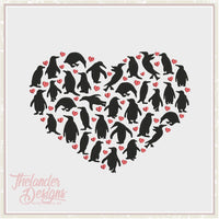 TD -  T1838 Penguin Heart
