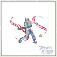 TD - T1841 Baseball Sketch Laces design details: