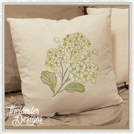 TD - T1855 Bridal Wreath design as well as quilt block