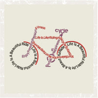 TD - Bicycle Word Art