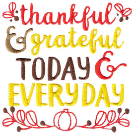 BCE Thankful and Grateful Today and Everyday Thanksgiving