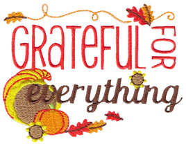BCE Grateful For Everything Thanksgiving Saying
