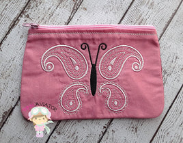 GRED Top Zip Butterfly Bag