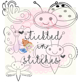 TIS Bugs Set 2 Coloring Page Clipart Digitizing