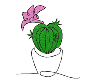 OE Cactus Embroidery Design