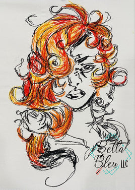 BBE Veronica Woman Scribble Sketchy