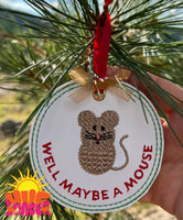 HL ITH Mouse Ornament  HL6344