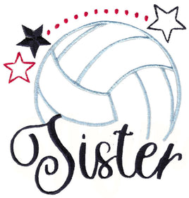 BCD Volleyball Sister Saying