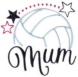 BCD Volleyball Mum Saying