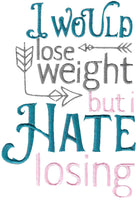 BCD Weight Loss Sayings