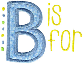 BCD B is for Applique