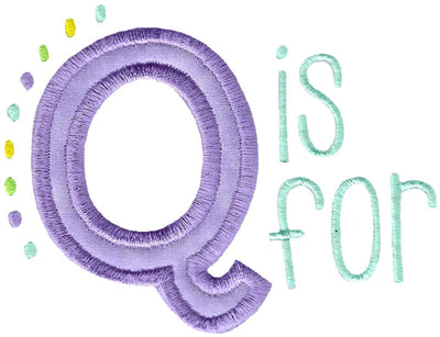 BCD Q is for Applique