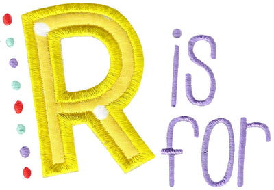 BCD R is for Applique