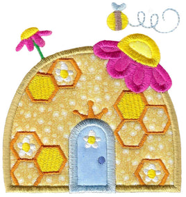 BCD Bee Hive House Applique