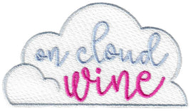 BCD On Cloud Wine sketch wine saying