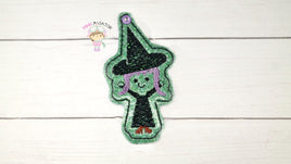 GRED Witch Zipper Pull