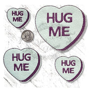 YTD  Candy Heart Hug Me Valentines felties