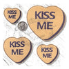 YTD  Candy Heart Kiss Me Valentines felties