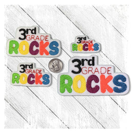 YTD 3rd Grade Rocks feltie
