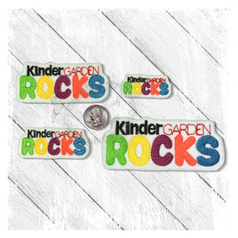 YTD Kindergarten Rocks feltie