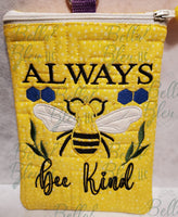 BBE Always Bee Kind Applique saying